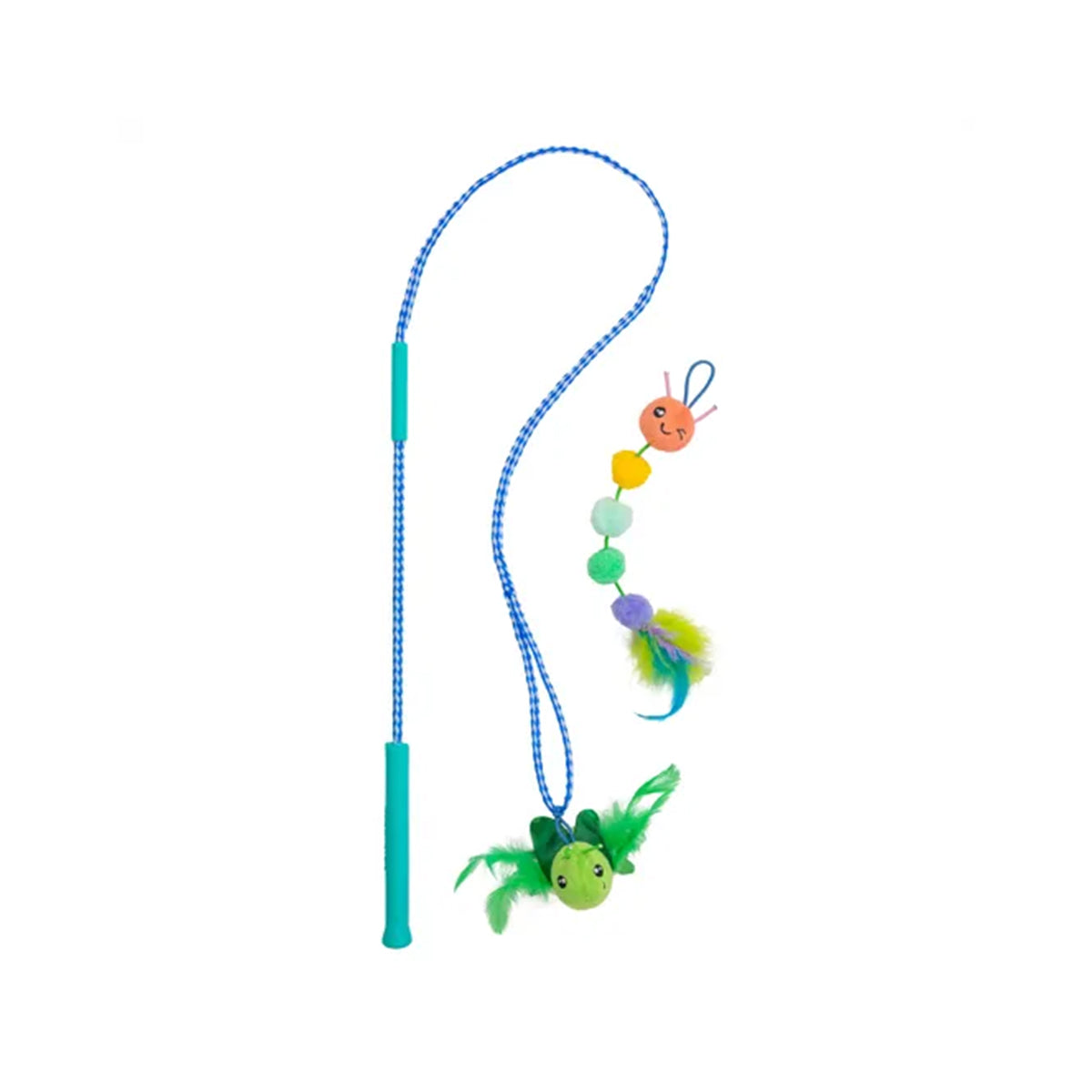 CATSTAGES TAIL TEASER GROUND PREY GRN