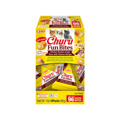 CHURU FUN BITES MIT HÜHNCHEN, THUNFISCH UND KÄSE