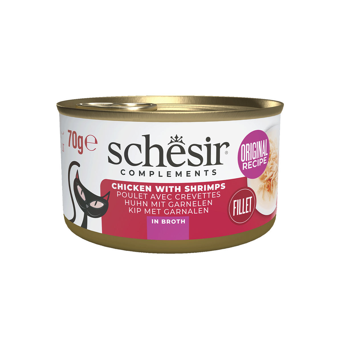 SCHESIR BOUILLON 12 X 70 G HÄHNCHENFILET UND GARNELEN