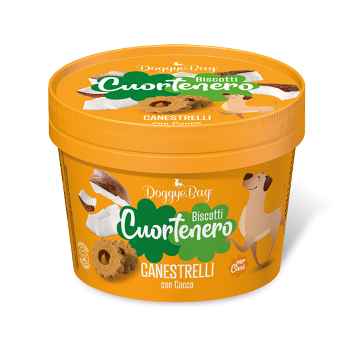 DOGGYEBAG CUORTENERO CANESTRELLI MIT KOKOSNUSS 150 g