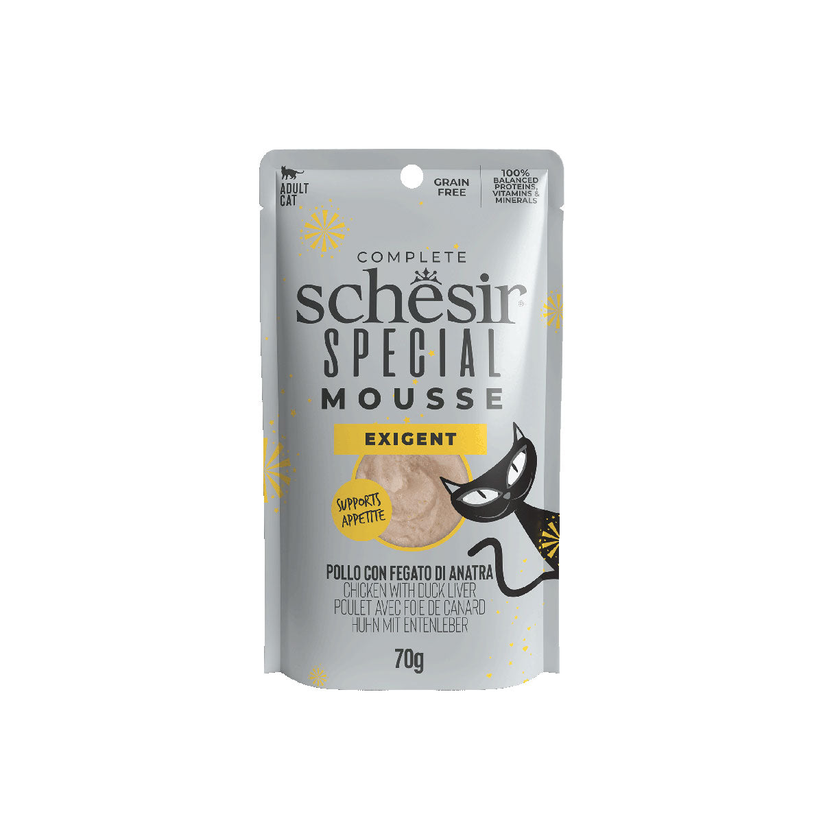 SCHESIR SPECIAL NEEDS MOUSSE BEUTEL 12 X 70G ERFORDERLICH