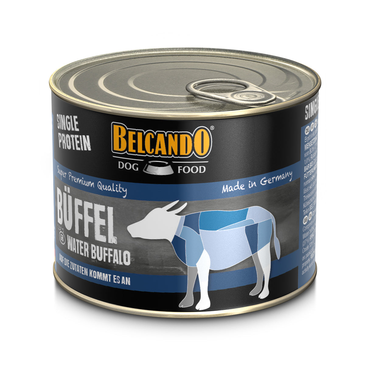 DOSE BELCANDO 200 G "SINGLE PROTEIN" BUEFFEL  - 6 STK