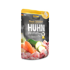 BEUTEL BELCANDO 300 G HUHN UND REIS MITZUCCHINI UND MOEHREN - 6 STK