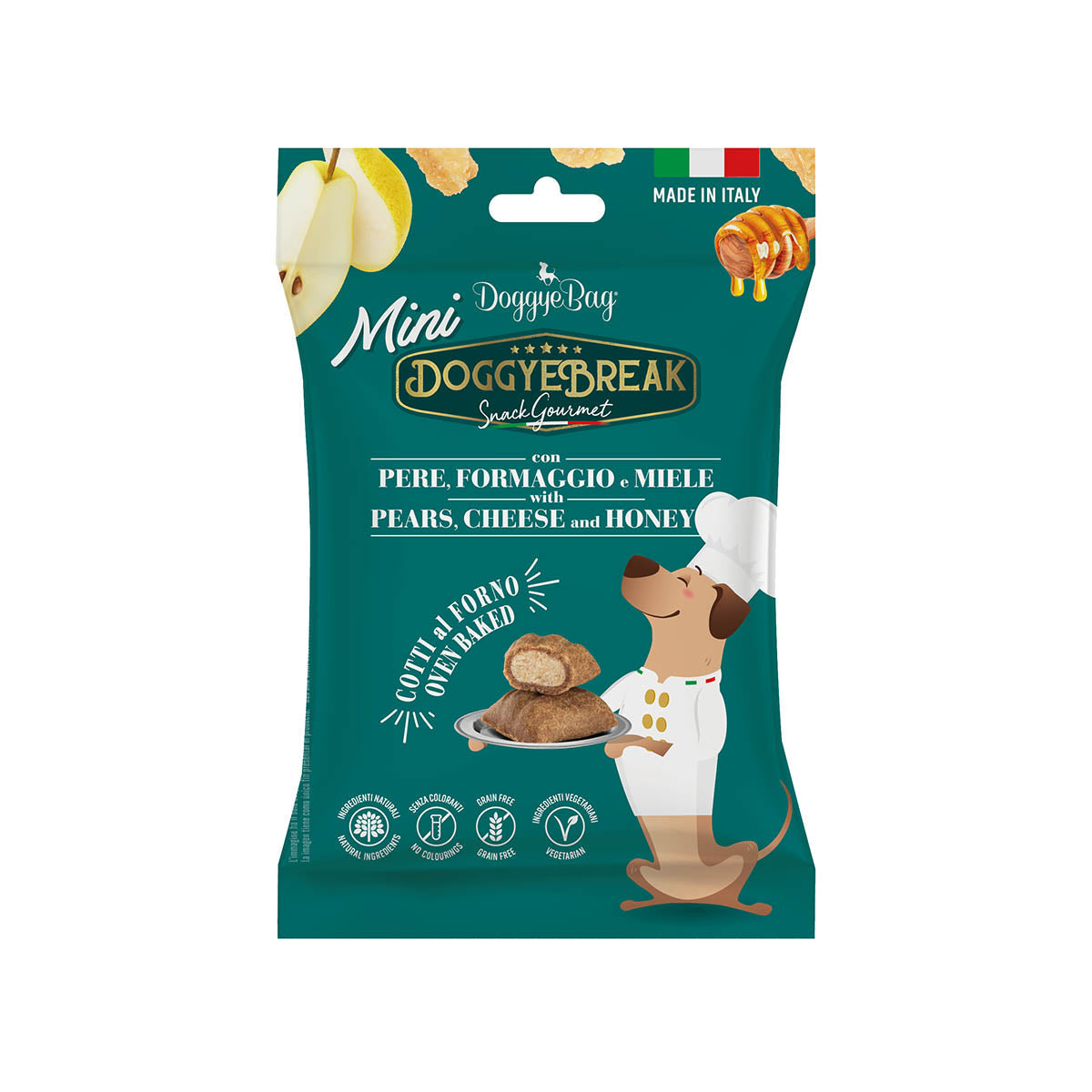 DOGGYEBAG DOGGYEBREAK MIT BIRNE, KÄSE UND HONIG 60 G