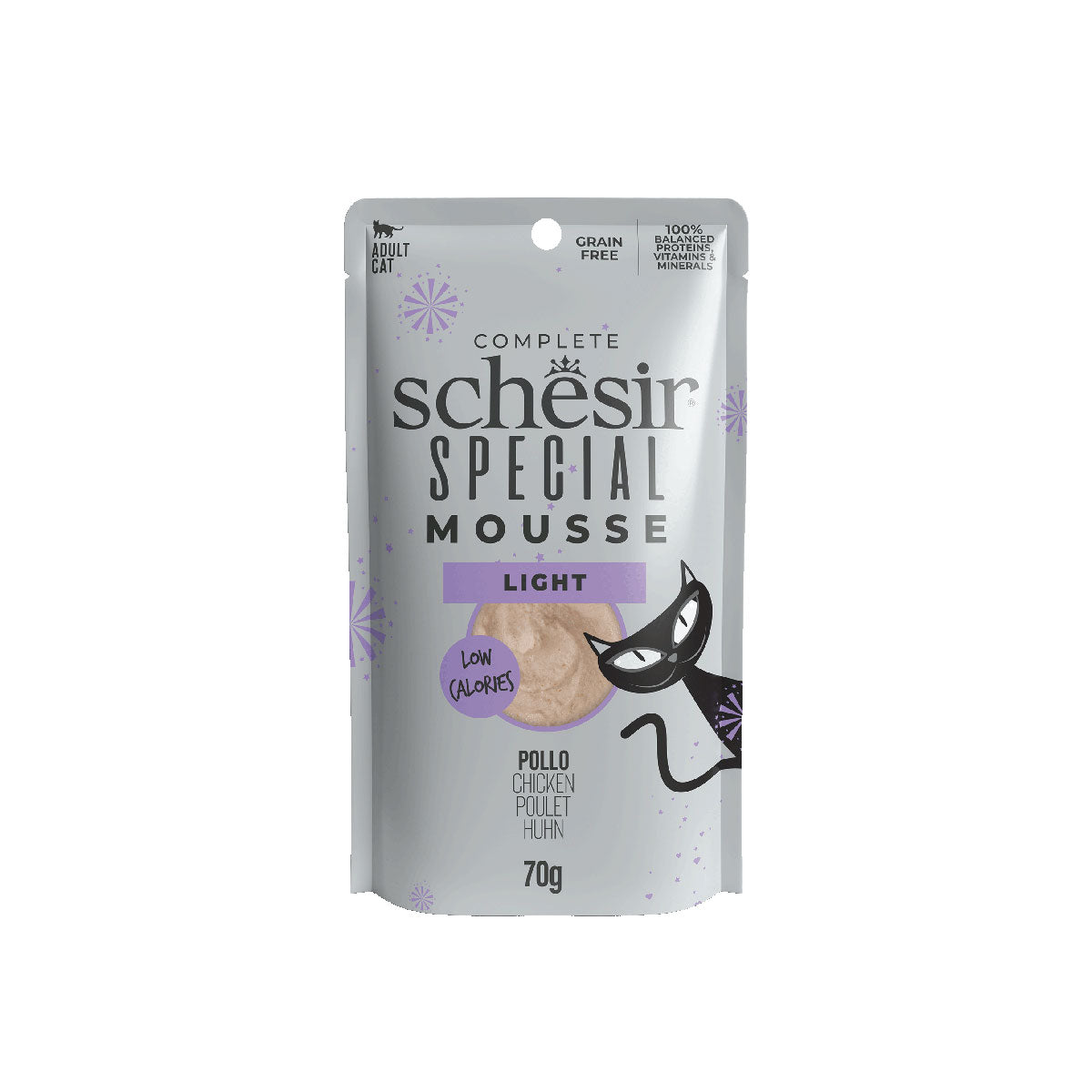 SCHESIR SPECIAL NEEDS MOUSSE BEUTEL 12 X 70G LEICHT