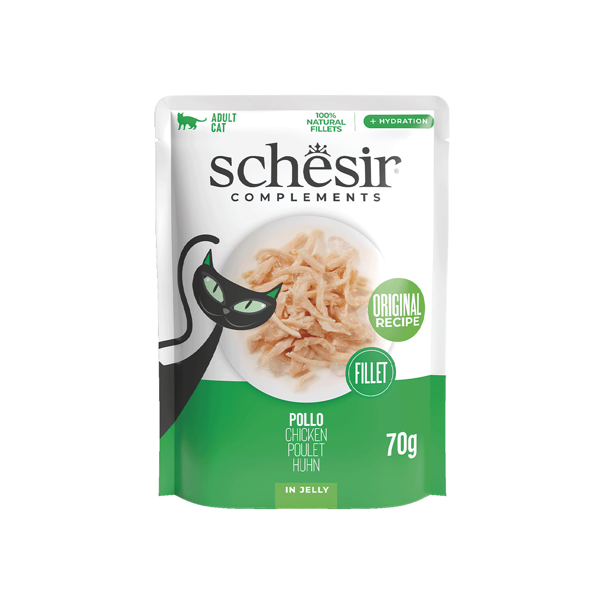 SCHESIR GELEE 12 X 70 G HÄHNCHENFILET