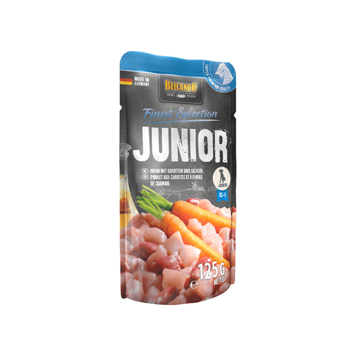 BEUTEL BELCANDO 125 G JUNIOR - 12 STK