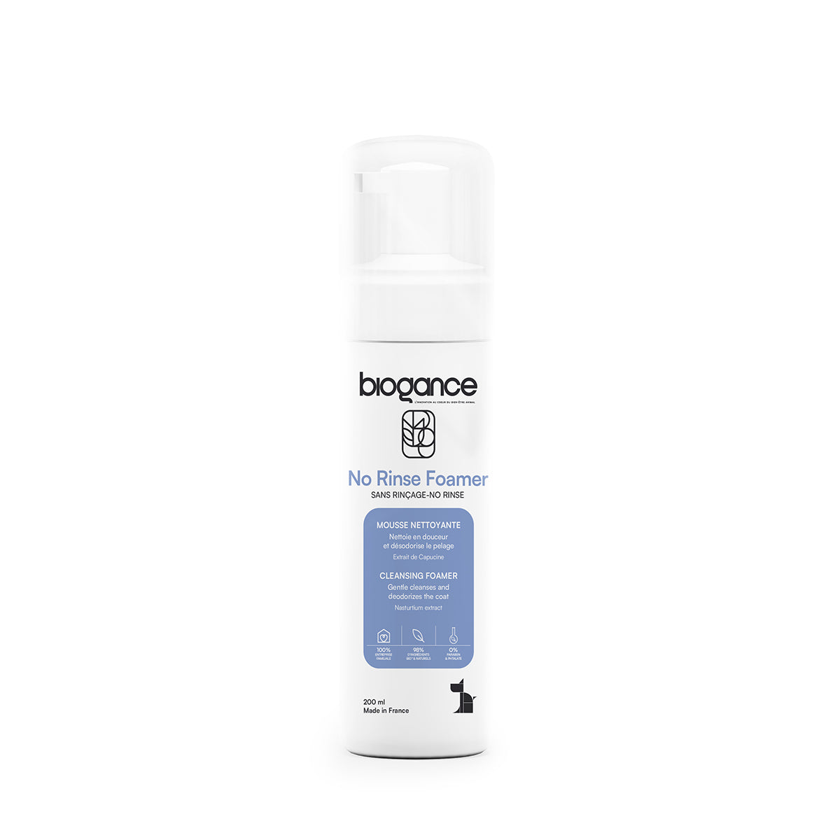 BIOGANCE HUND MOUSSE ''NO RINSE'' SPULFREI 200 ML