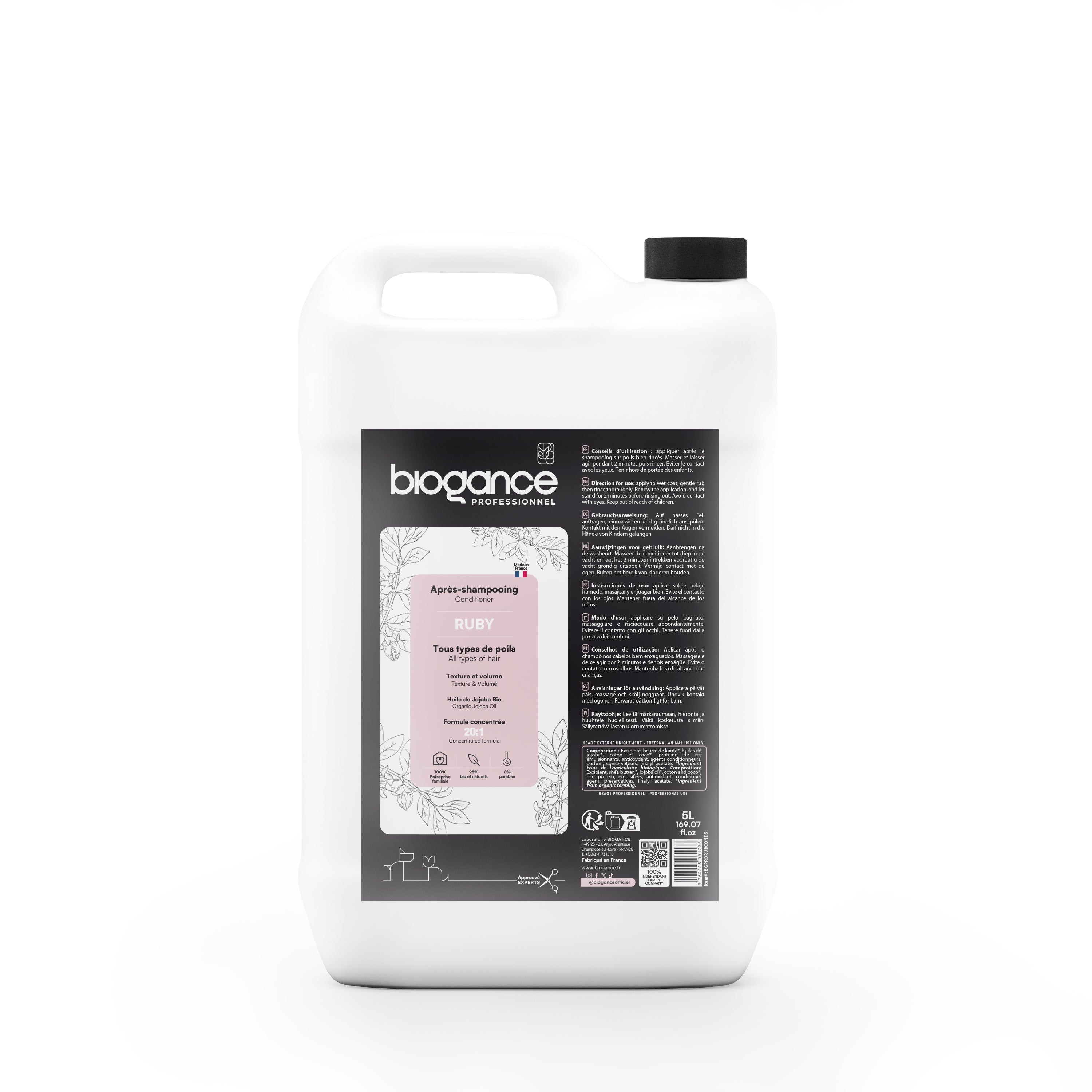 TEXTURIERENDES ENTWIRRUNGSBALSAM RUBY BIOGANCE 5 L