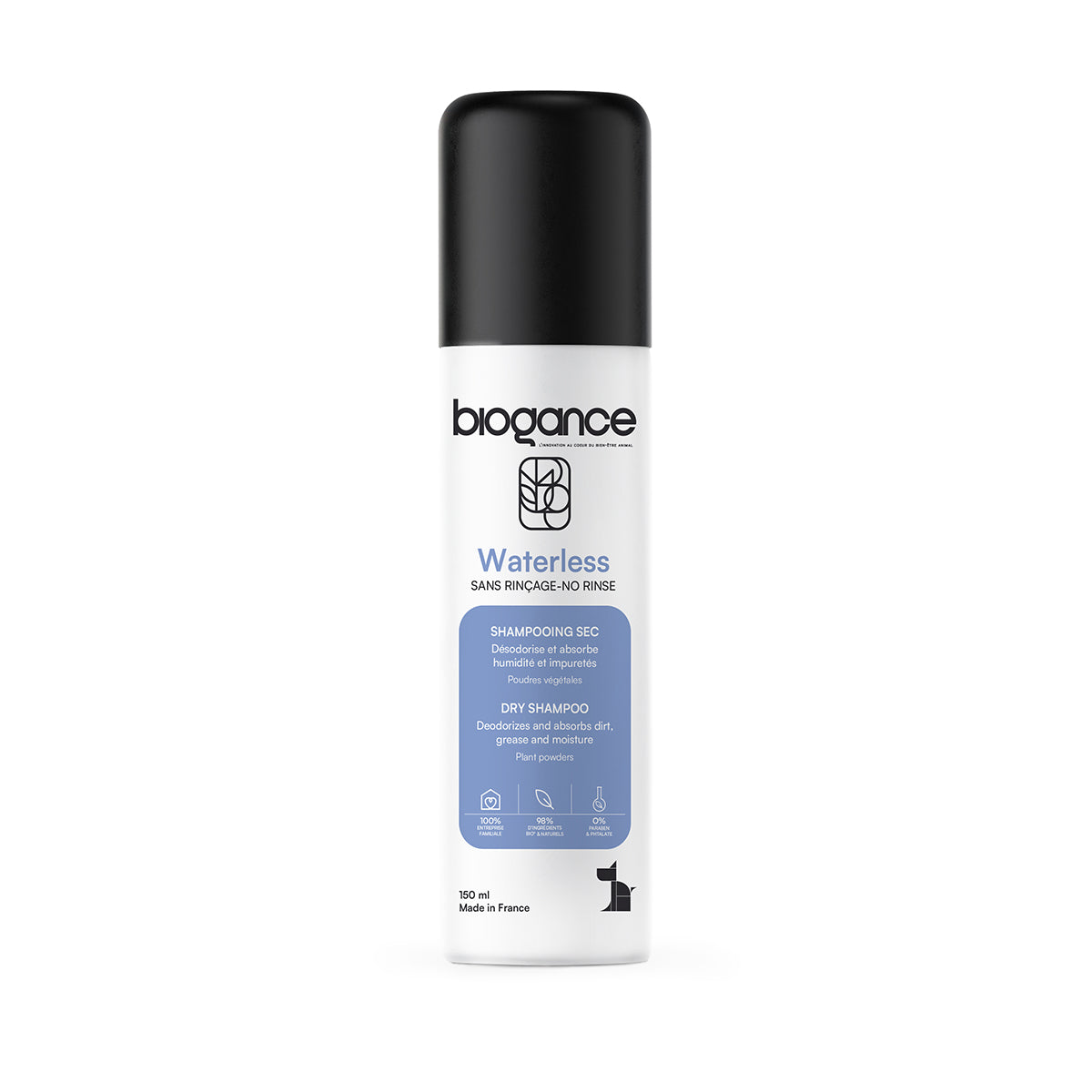 BIOGANCE SHAMPOO WATERLESS HUNDE 150 ML