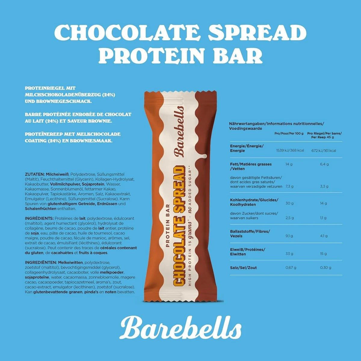 Barebells Protein Bar - 12 x 45 g