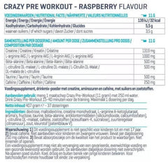 Body & Fit Crazy Pre-workout - 407 g