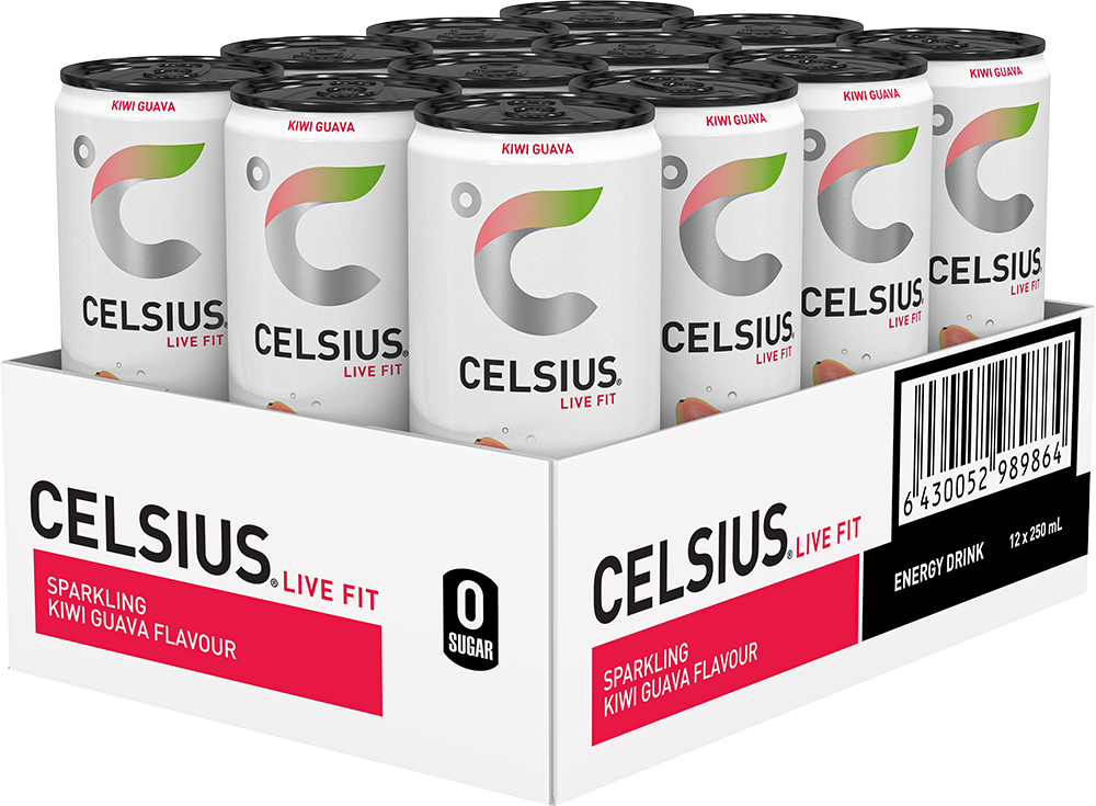 Celsius Sparkling Energy Drink - 12 x 250 ml