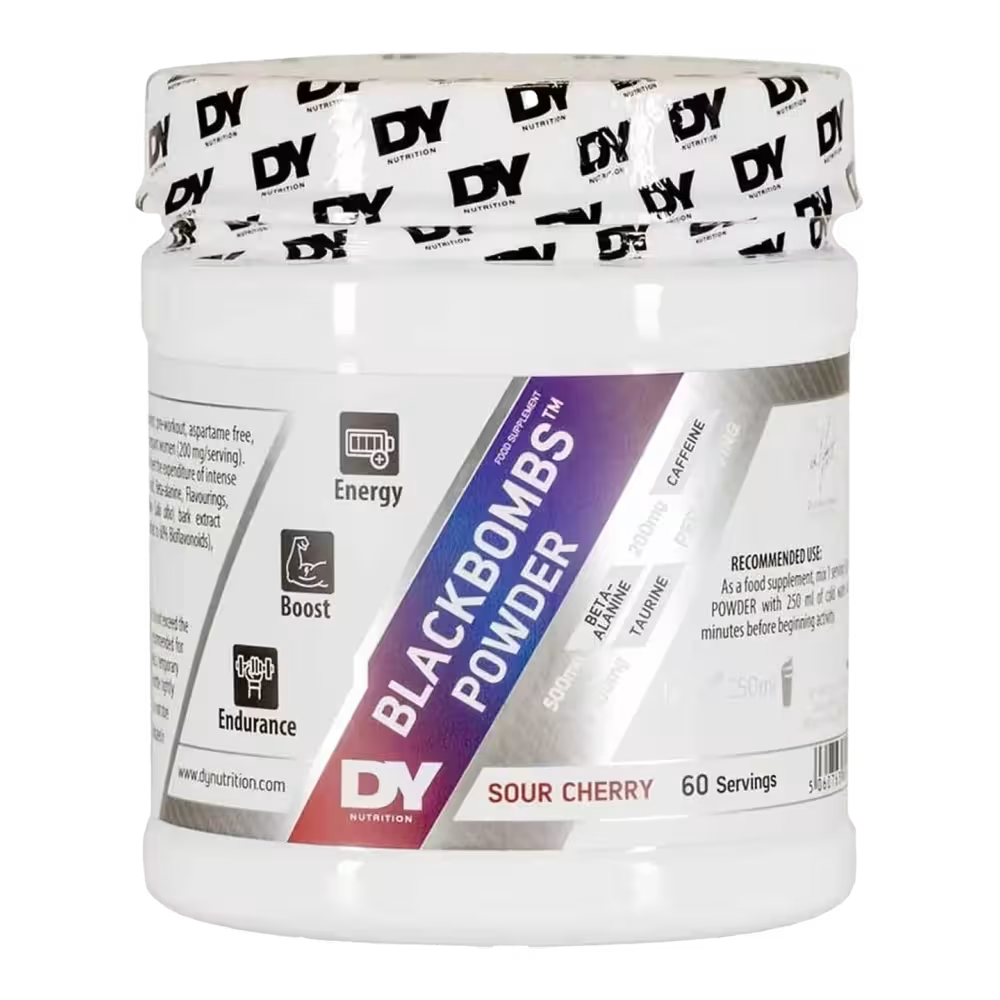 DY Nutrition BlackBombs Powder - 300 g - Sour Cherry