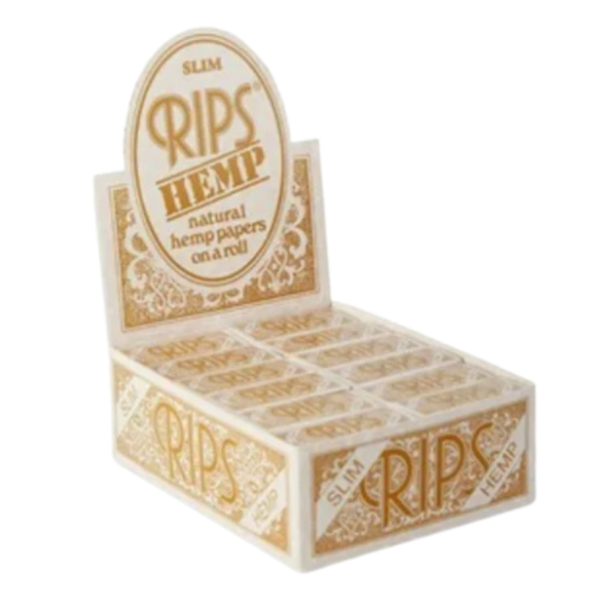 RIPS - Braun (Hanf) - Slim - 24 Stück