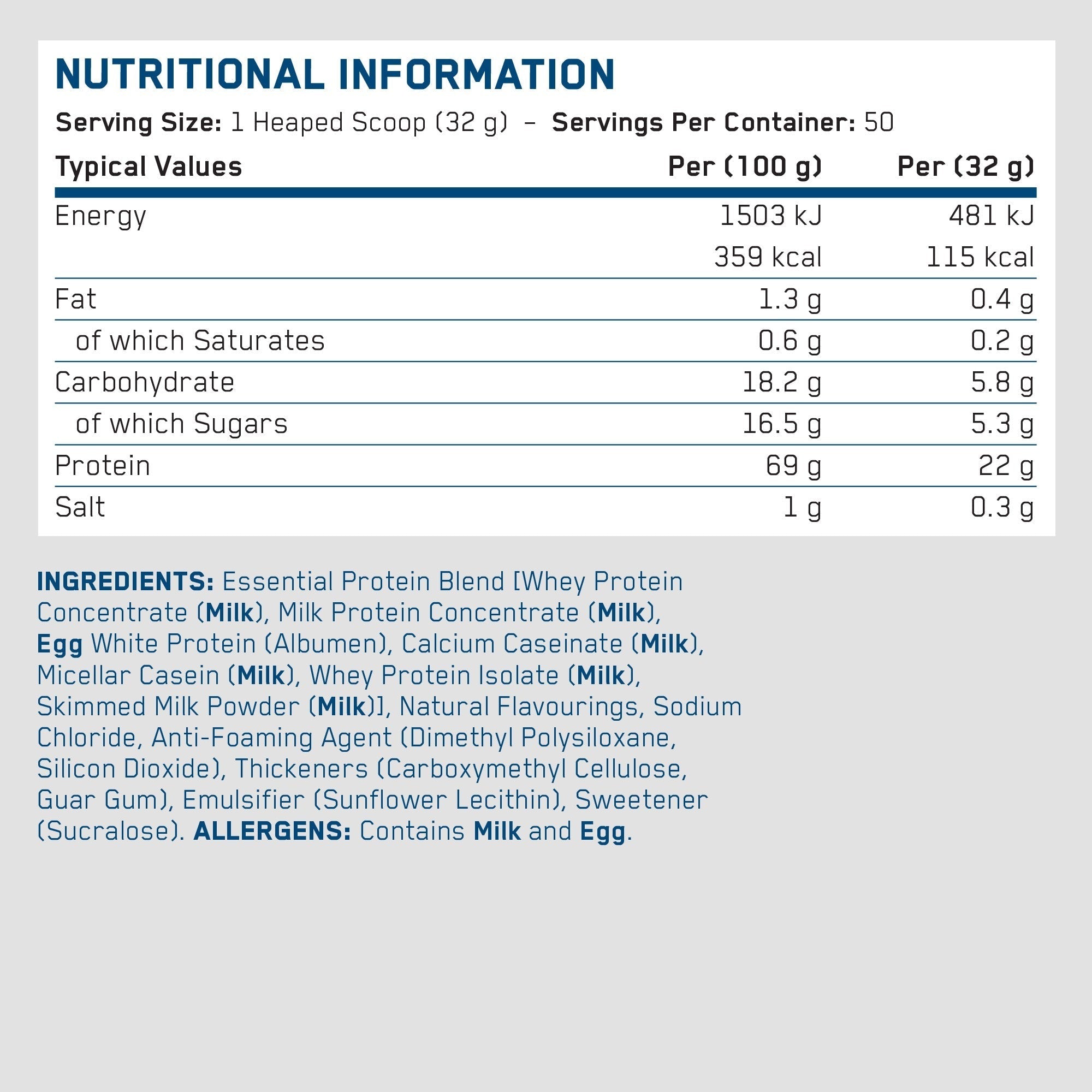 Applied Nutrition Essential Protein - 1600 g