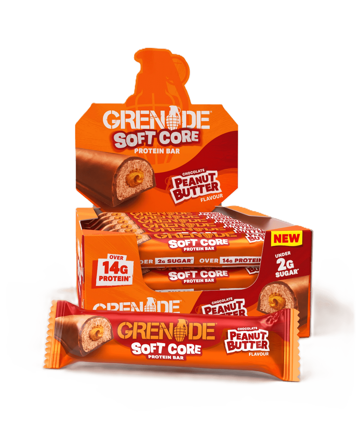 Grenade Soft Core Protein Bar - 12 x 50 g