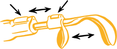 KIWI EINSTELLBARER BALLWERFER ORANGE