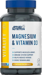 Applied Nutrition Magnesium & Vitamin D3 Capsules - 60 caps