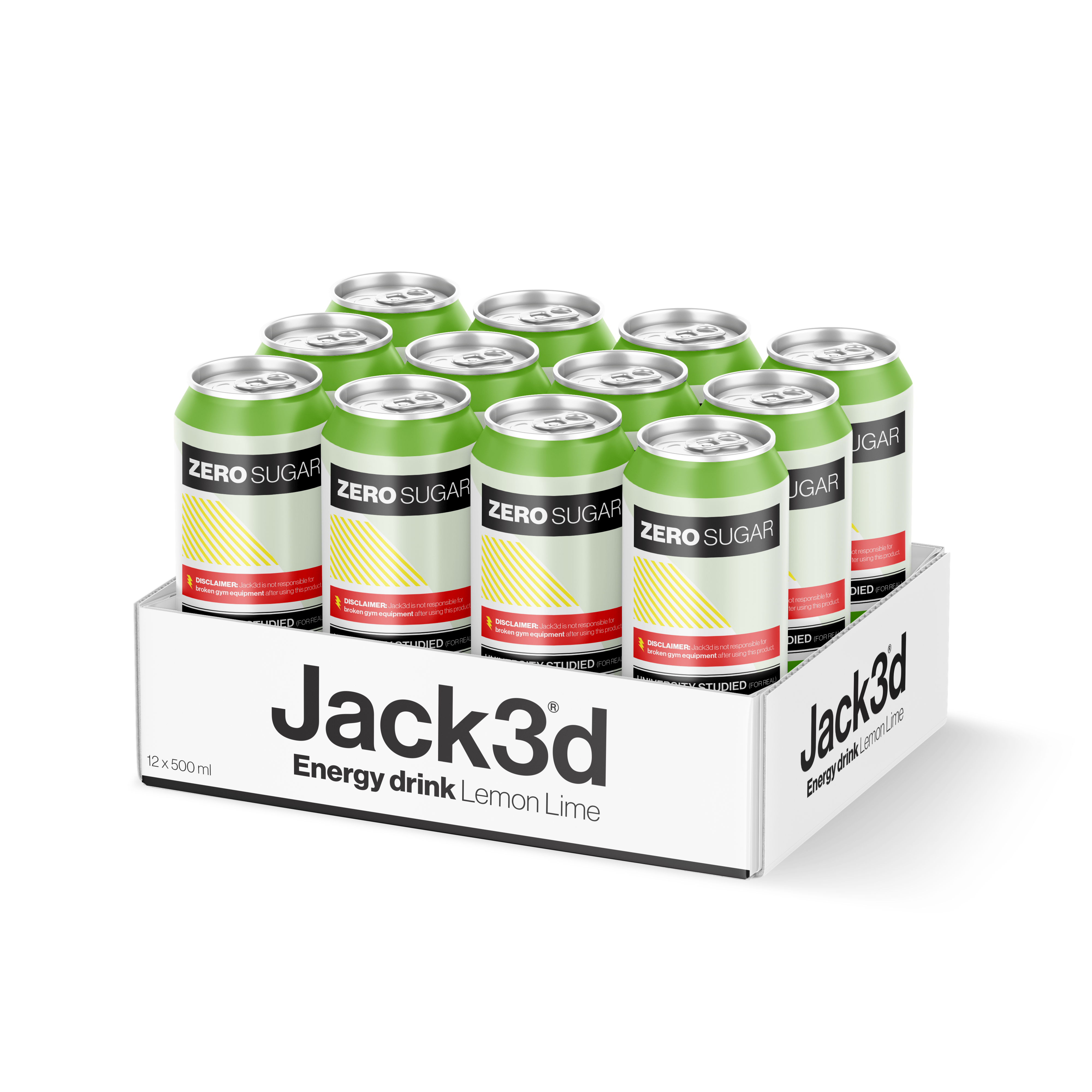 Jack3d Energy  - 12 x 500 ml