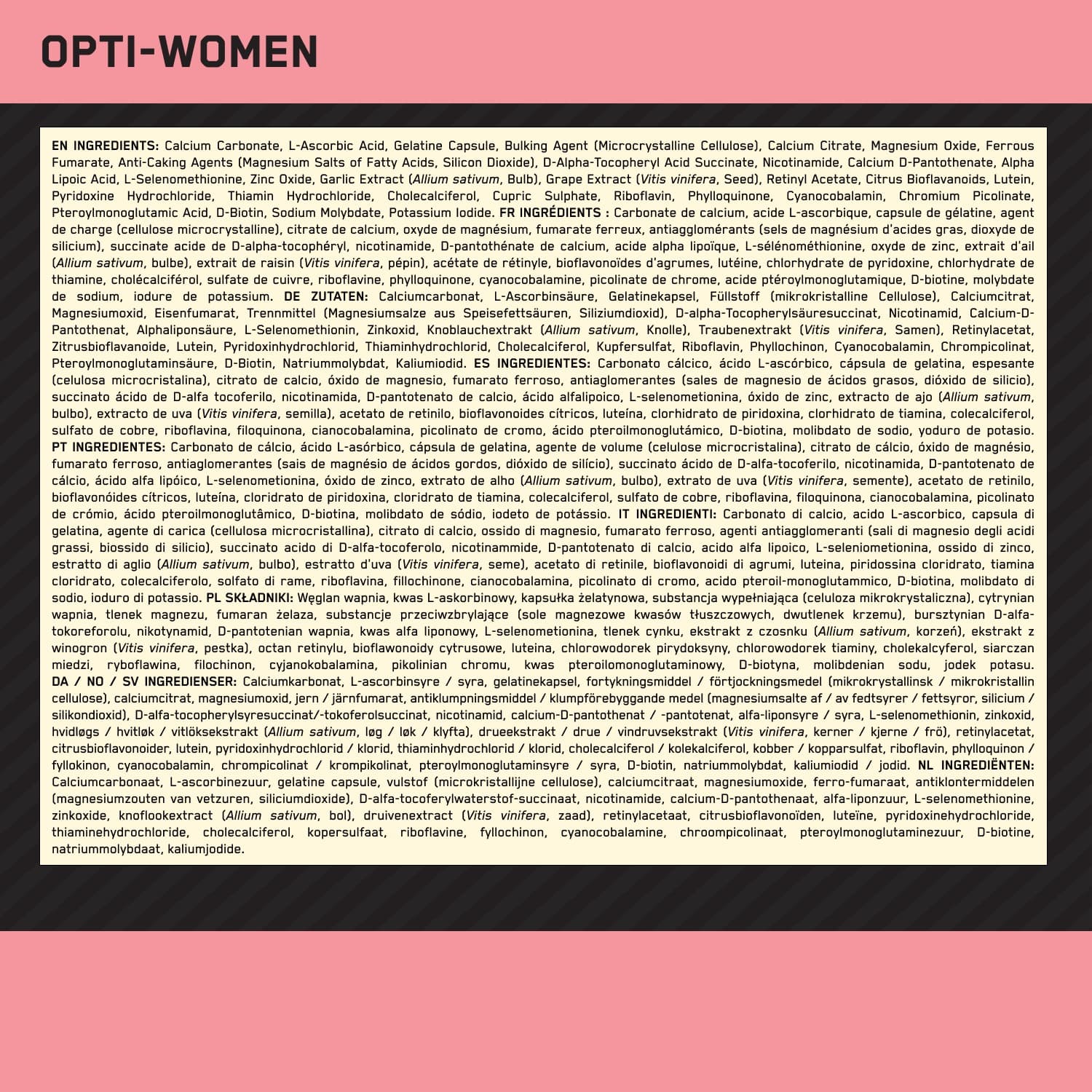 Optimum Nutrition Opti-Women