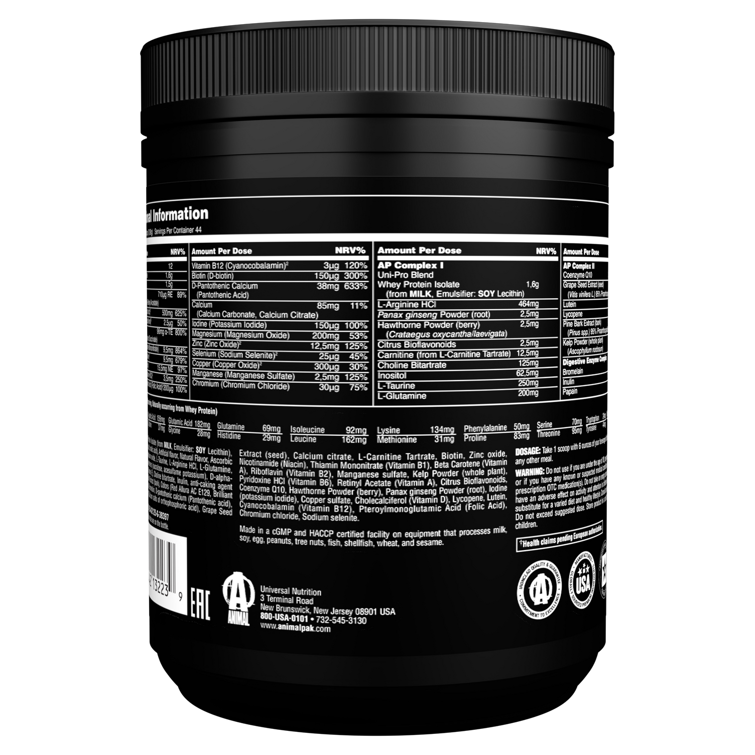 Animal Pak Powder - 44 servings