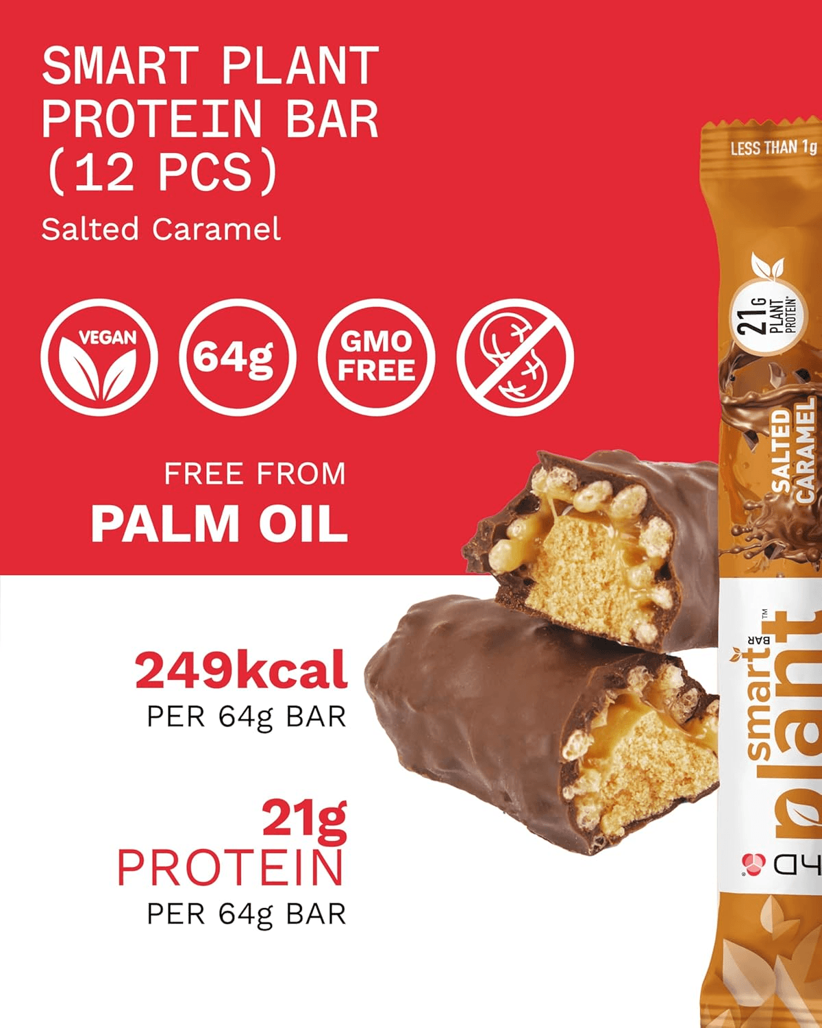 PhD Nutrition Smart Plant Bars - 12 x 64 g
