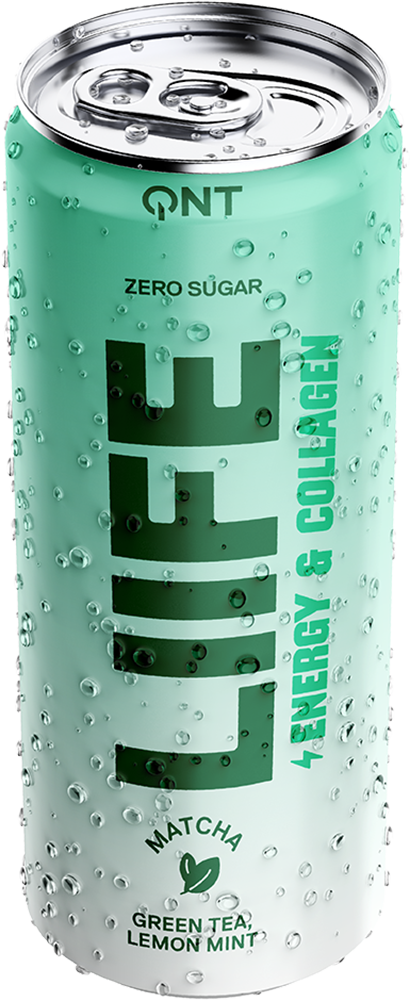 QNT LIIFE Energy & Collagen Matcha - 12 x 250 ml