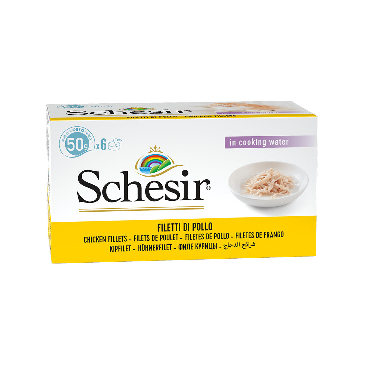 SCHESIR 8 X (6 X 50 G) HUHNERFILET