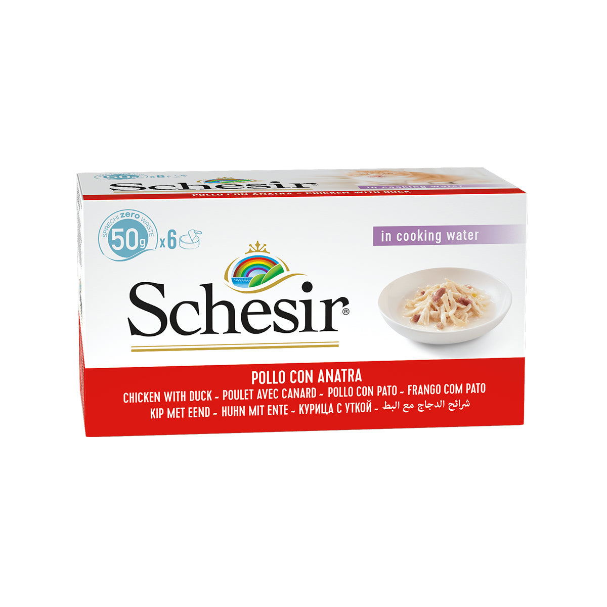 SCHESIR 8 X (6 X 50 G) HUEHNERFILET & ENTE