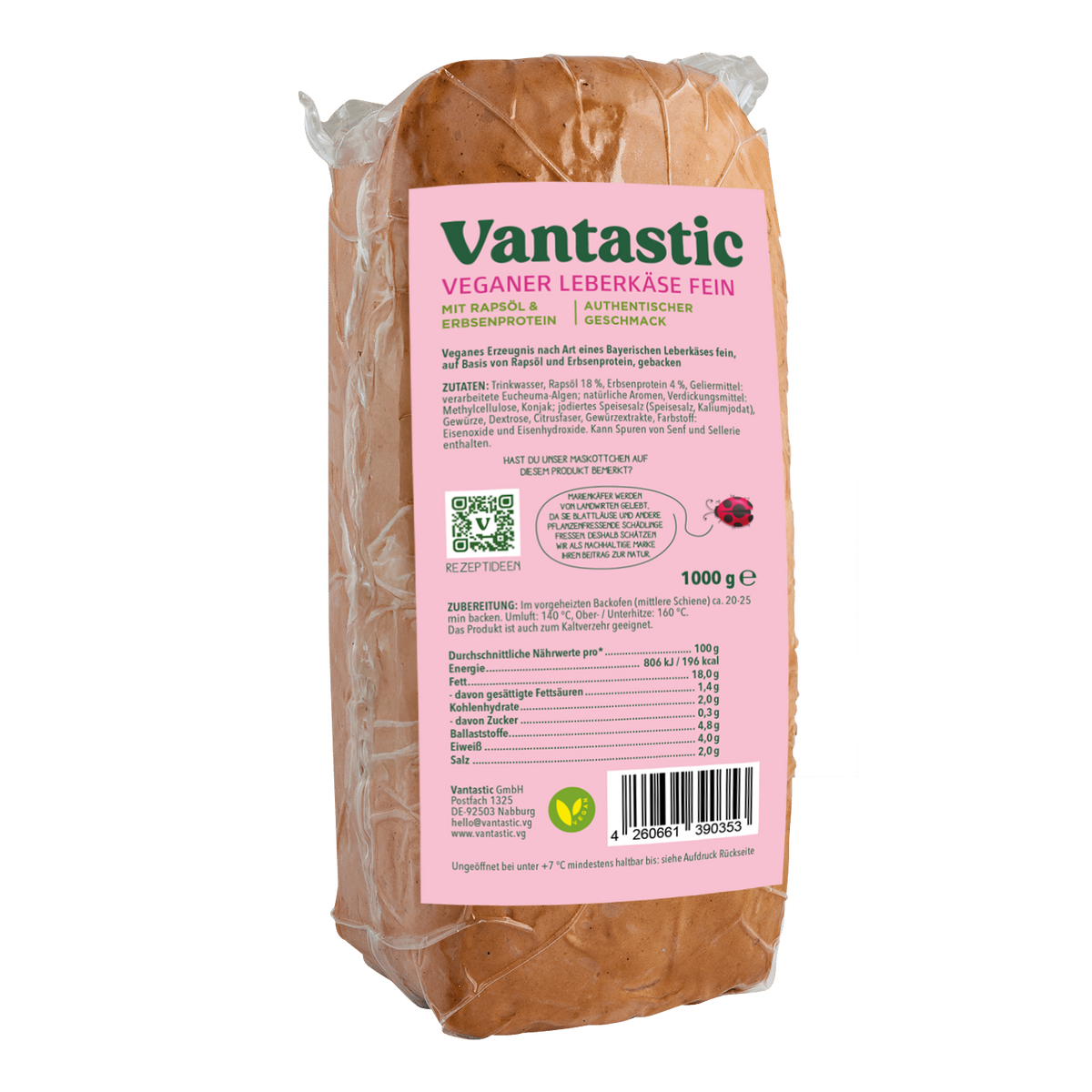 Veganer Leberkäse, 1kg