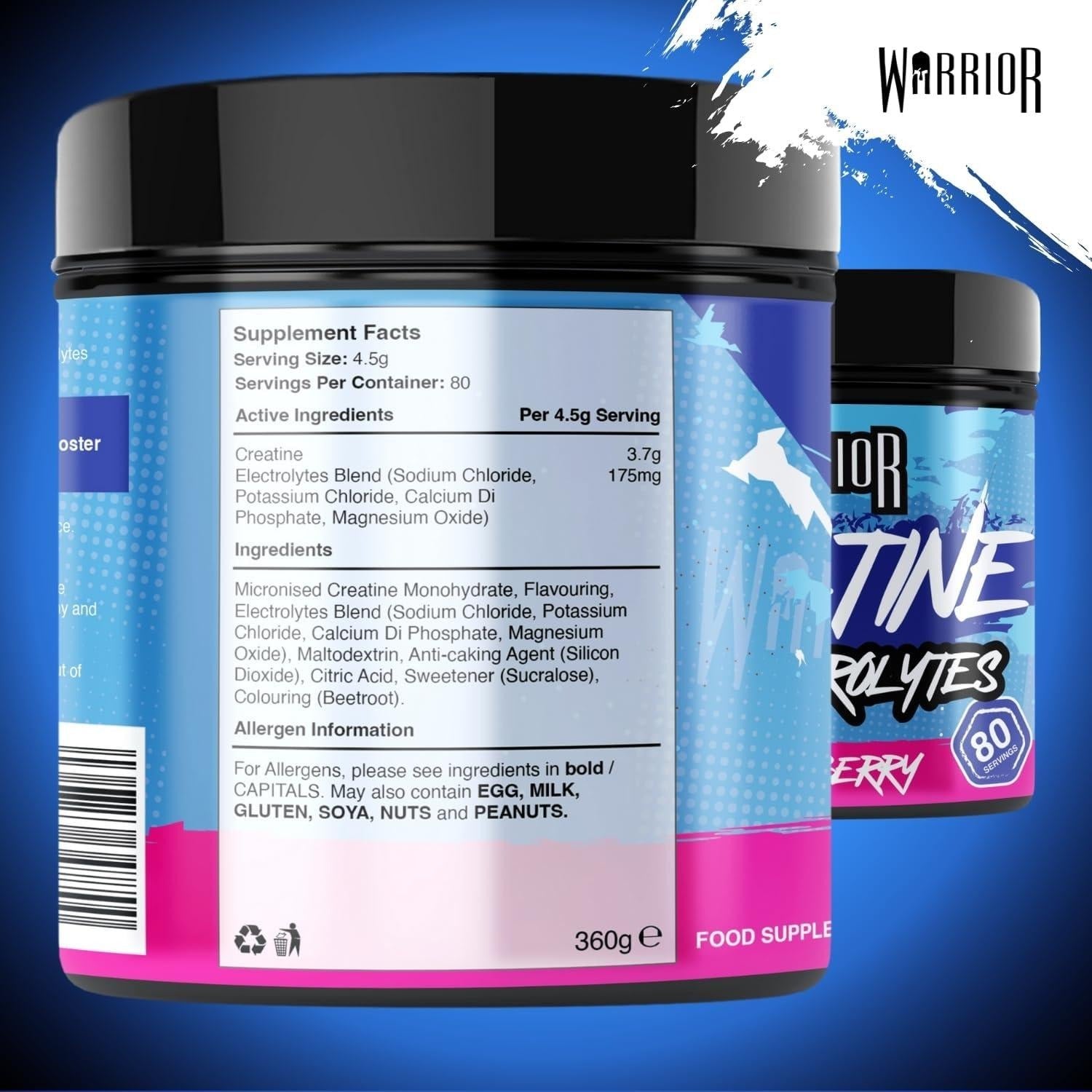 Warrior Creatine Plus Electrolytes - 360 g