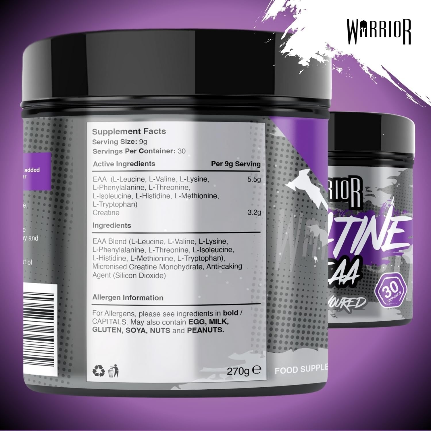 Warrior Creatine Plus EAA - 270 g