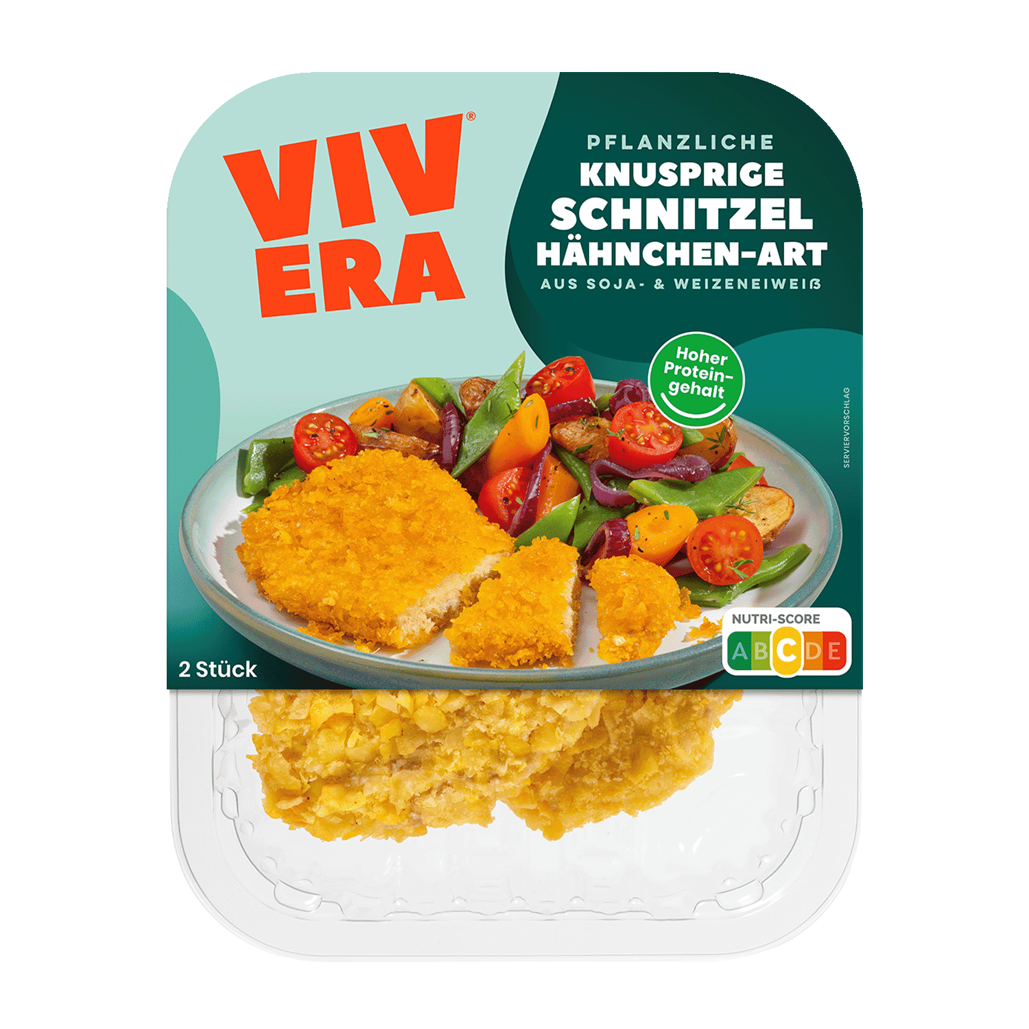 pflanzliche knusprige Schnitzel Hähnchen-Art