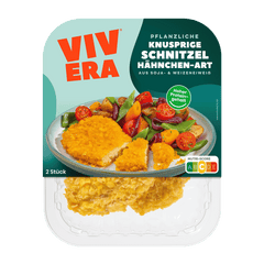 pflanzliche knusprige Schnitzel Hähnchen-Art
