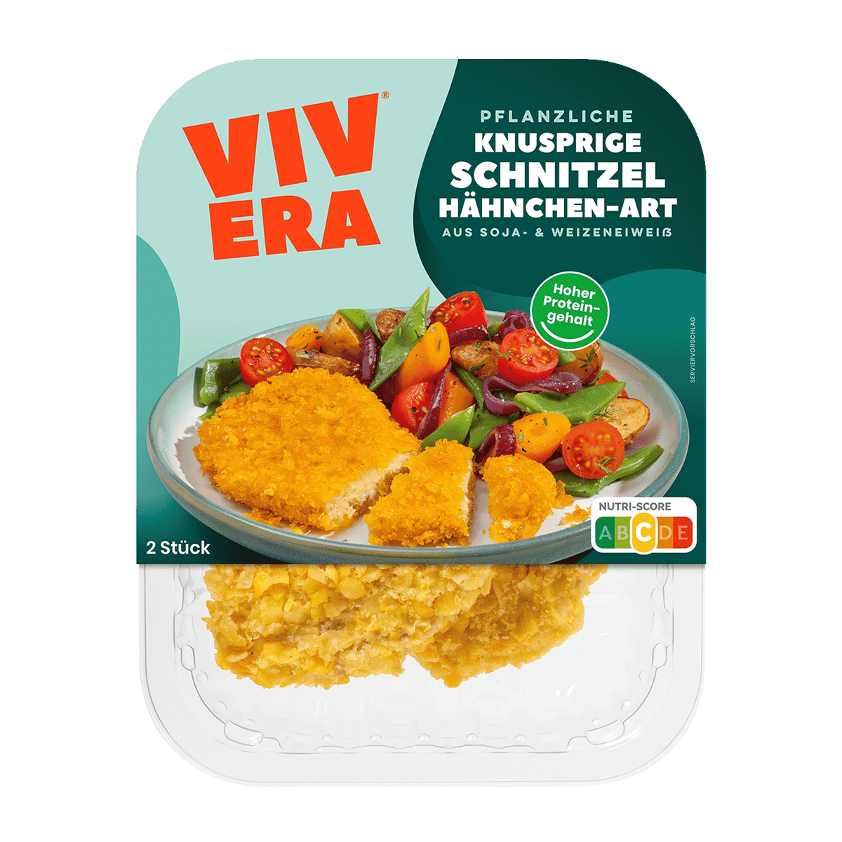 pflanzliche knusprige Schnitzel Hähnchen-Art