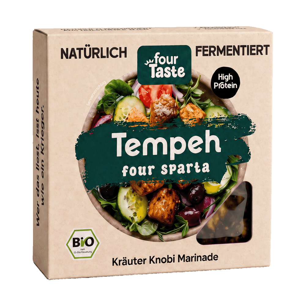 Tempeh Sparta, Kräuter-Knoblauch