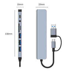 8 in 1 USB-C Hub Multiport Adapter