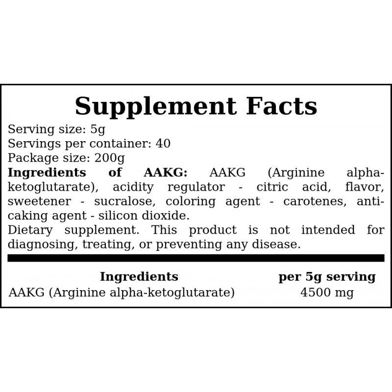 AAKG - 200g - Lemon Twist