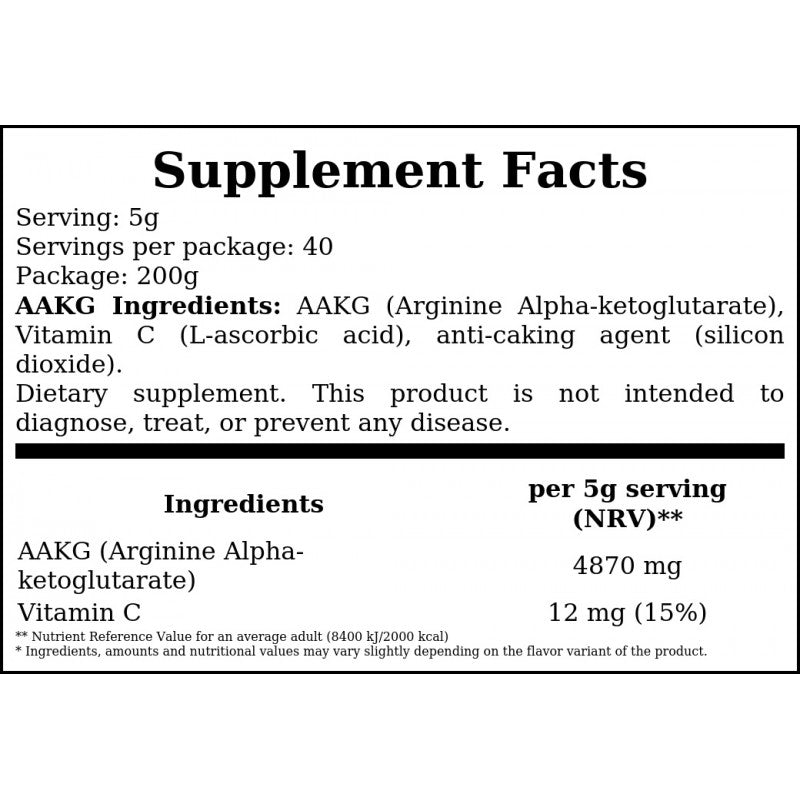 AAKG - 200g - Unflavored