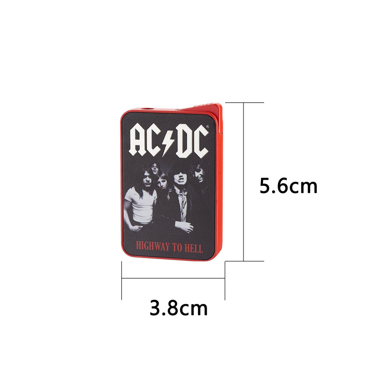 AC/DC - Mirror Feuerzeug - Display - 12 Stück