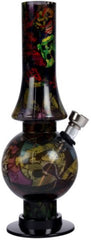 Acryl Bong Premium Dark Graffiti - 20cm
