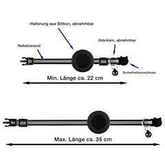AirTag Halsband Nylon Mazo, dunkelblau