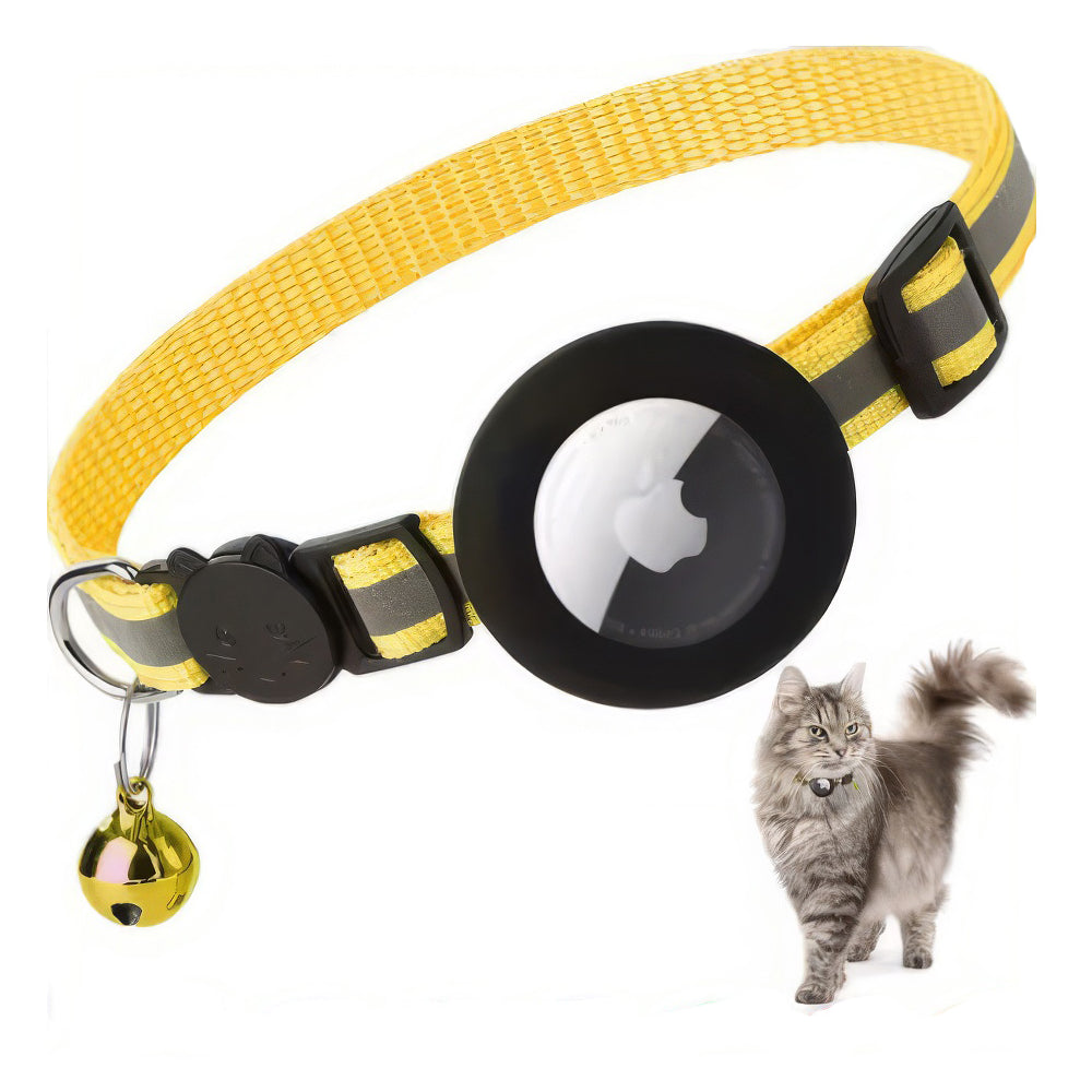 AirTag Halsband Nylon Mazo, gelb
