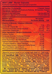 AK47 Labs Burner - 60 Kapseln