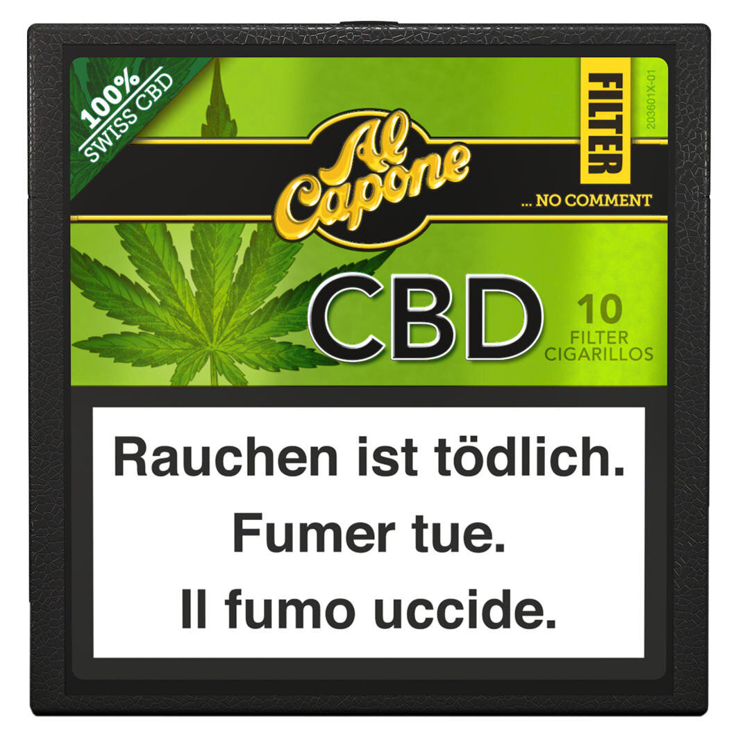 Al Capone - CBD Cigarillos Filter - Box - 5 x 10 Stück