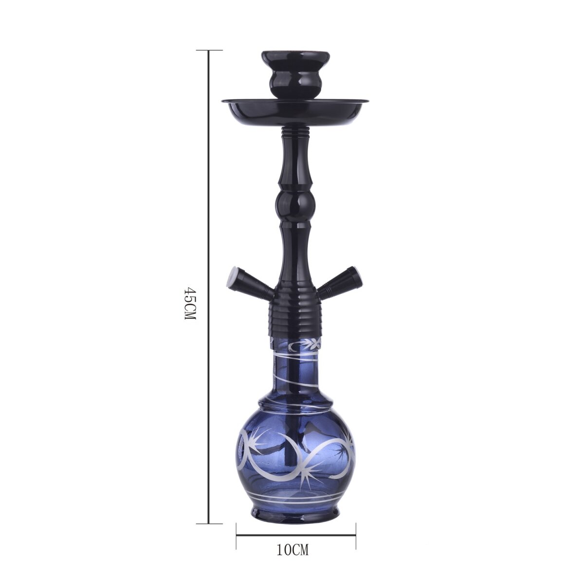 Al Malik - Shisha Inzegan Blue - 450mm - blau