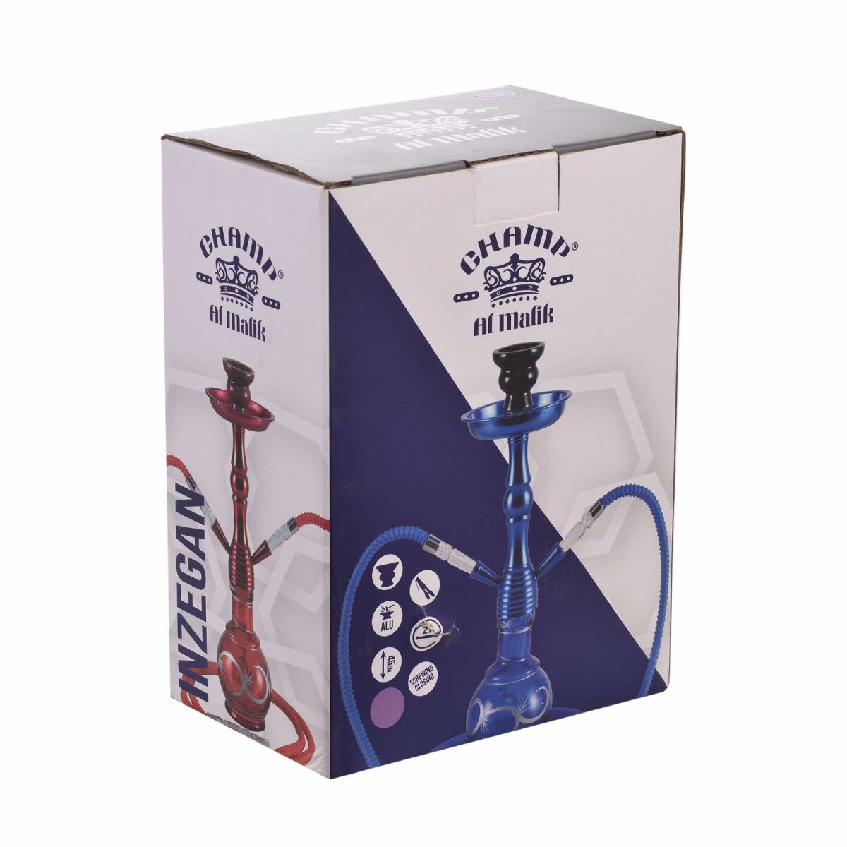 Al Malik - Shisha Inzegan Purple - 450mm - violett