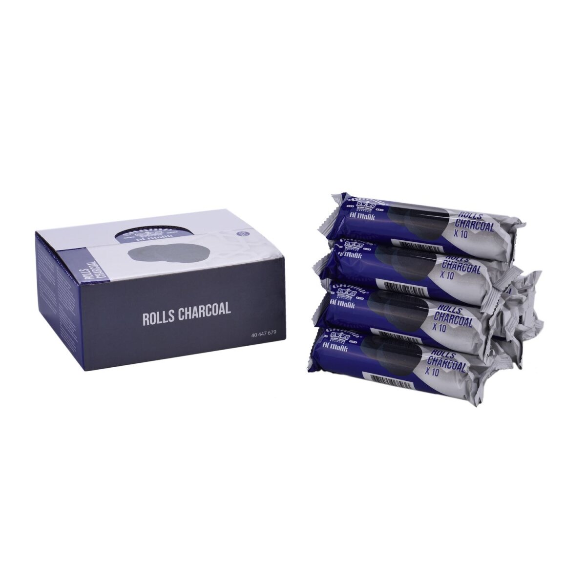 Al Malik - Shisha Kohle Rolls - 10 x 33mm - Display - 10 Stück