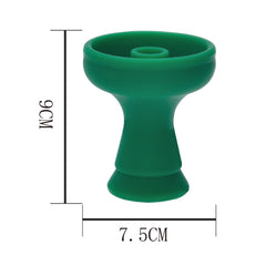 Al Malik - Shisha Kopf aus Silikon - 70mm - 9cm - Display - 6 Stück
